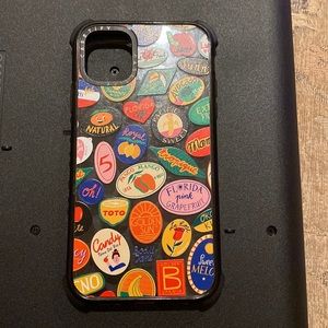 iphone 11 casetify bodil joanne fruit stickers phone case